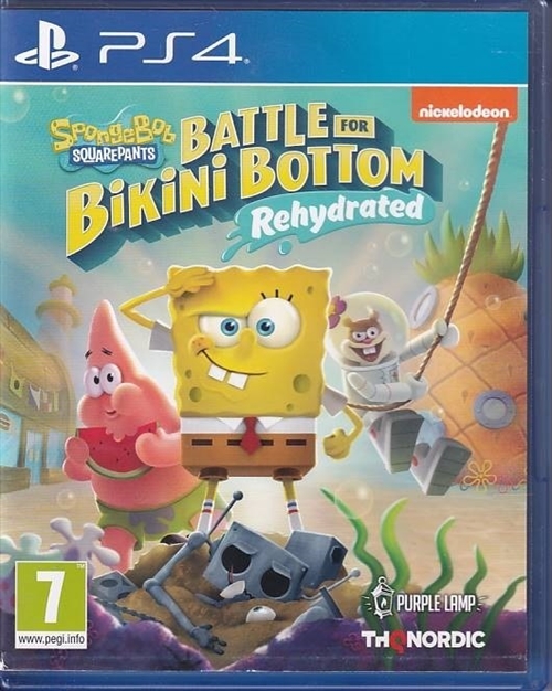 Spongebob Squarepants Battle for Bikini Bottom Rehydrated - PS4 (A Grade) (Used) (Eng)